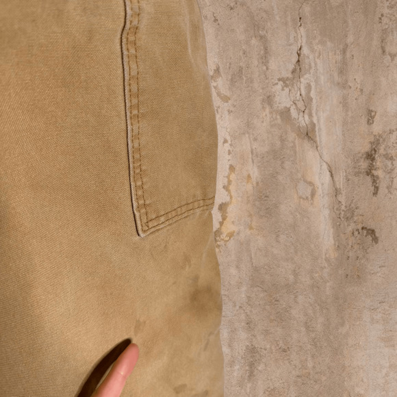 Desert Tan Dickies Carpenter Pants Baggy Fit Double Knees Canvas Black Label - Picture 5 of 6